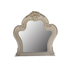 Dresden Plywood Mirror, Bone White
