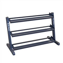 (GDR48) 3-Tier Dumbbell Rack - Heavy-Duty 48inch Wide Weight Stand for 5-55 lb. Dumbbells Set, Home Gym Storage Solution