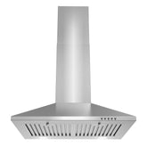 COS-6324EWH 24 in. Nebula Collection 220 CFM Ducted Wall Mount Range Hood, Button Controls, LED Lights, Stainless Steel
