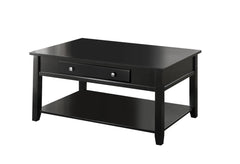 Malachi Coffee Table with Lift Top, Black
