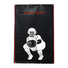 Heavy Duty Vinyl Baseball Softball Batting Cage Backstop Training Aid and Batting Cage Net Protector (4'x6')