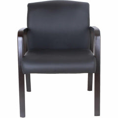 Guest Chair, Black/Espresso