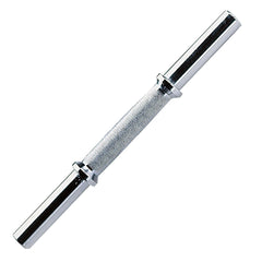 (SDA14) 14" Solid Steel Dumbbell Handle with Chrome Finish for Bicep/Triceps Exercises, Adustable for Various Wokrouts, Home and Commercial Gym Accessories, 1 Single Pc