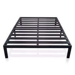 California King Metal Platform Bed Frame w/ Slats