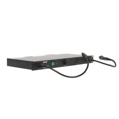 Lowell ACR-1507-GNLT PDU, 7x15A Outlets (Front/Rear), Gooseneck Lights, XLR