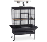 Pet Products Wrought Iron Select Bird Cage 3154BLK, Black Hammertone, 36-Inch by 24-Inch by 66-Inch