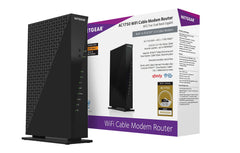 Cable Modem WiFi Router Combo C6300 | Compatible with Cable Providers Including Xfinity by Comcast, Spectrum, Cox for Cable Plans Up to 400Mbps | AC1750 WiFi Speed | DOCSIS 3.0