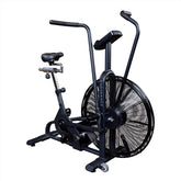 Endurance (FB300B) Dual Action Fan Bike - Adjustable Seat, Transport Wheels, Commercial Grade Stationary Exercise Bicycle for High-Intensity Workouts and Rehabilitation