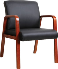 Guest Chair, Black/Cherry