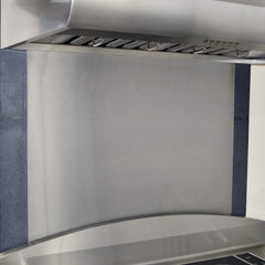 36 x 32-inch Stainless Steel Backsplash Panel