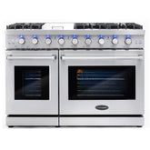 COS-EPGR486G 48 in. Haven Collection 7 cu. ft. Double Oven Gas Range, 6 Burners, Griddle, Convection, Knob LEDs, Stainless Steel