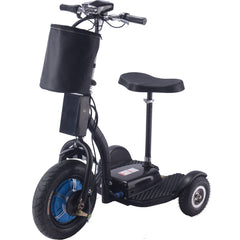 MotoTec Electric Mobility Trike 48v 750w Lithium, Black