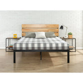 A cozy bed adorned with a checkered bedspread and a classic wooden headboard, perfect for a restful night's sleep.