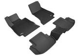 Custom Fit Kagu Floor Mat (Black) Compatible with Mercedes-Benz E-Class Coupe/Convertible (C238/A238) 2018-2023 - R1 R2