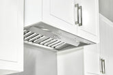 INX2636SQB-700-3 Built-in, Insert, Range, Hood, 3-Speed, 630 CFM, LED Lights, Baffle Filters, 36 Inch, Stainless Steel