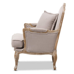 Constanza Accent Chair, 29.25Lx29Wx37.25H, Beige