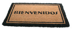 Printed Coir Doormat, Bienvenidos, 18-Inch by 30-Inch
