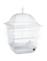 Jumbo Scrollwork Bird Cage 220W White, 18-Inch by 18-Inch by 25-Inch