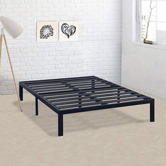 California King Metal Platform Bed Frame w/ Slats