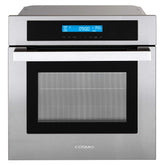 COS-C106SIX-PT 24 in. Lumin Collection 2.5 cu. ft. Electric Wall Oven, 8 Functions and True European Convection in Stainless Steel