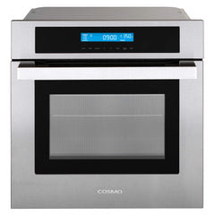 COS-C106SIX-PT 24 in. Lumin Collection 2.5 cu. ft. Electric Wall Oven, 8 Functions and True European Convection in Stainless Steel