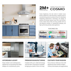 COS-668AS750 30 in. Vista Collection 380 CFM Ducted Wall Mount Range Hood, Touch Controls, LED Lights, Stainless Steel