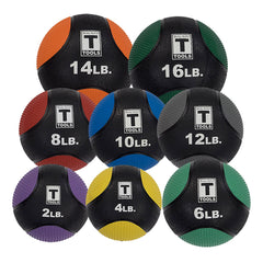 Rubber Medicine Ball - Superior Grip, Textured Surface, Adjustable Air Pressure Fitness Balls - Ideal for Cardio and Core Exercise in Home & Gym Workouts, Black, 25lbs.