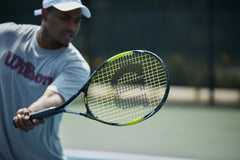 Wilson Energy XL Adult Recreational Tennis Racket - Grip Size 3 - 4 3/8", Yellow/Black