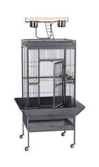 3152BLK Pet Products Wrought Iron Select Bird Cage, Black Hammertone,24'' x 20'' x 60''