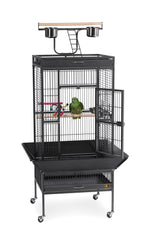 3152BLK Pet Products Wrought Iron Select Bird Cage, Black Hammertone,24'' x 20'' x 60''