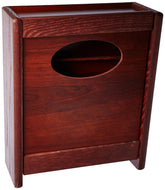 Combo Towel Dispenser and Glove/Tissue Holder, Mahogany