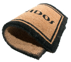 Printed Coir Doormat, Bienvenidos, 18-Inch by 30-Inch