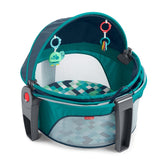On-the-Go Baby Dome - Pixel Forest, portable travel play space with canopy and toys