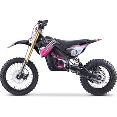 MotoTec 48v Pro Electric Dirt Bike 1800w Lithium Pink
