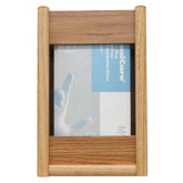 1-Pocket Rectangle Glove/Tissue Box Holder, Light Oak