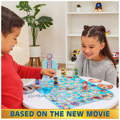 PAW Patrol: The Movie, Adventure City Lookout Tower Board Game Chase Marshall Skye Ryder Rubble, for Preschoolers, Kids, & Families Ages 4 and up
