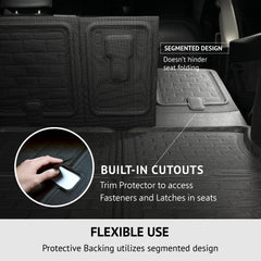 Custom Fit Kagu Seatback Protector (Black) Compatible with Chevrolet Trailblazer 2021-2025 - 2Pcs Seatback Protector