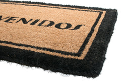 Printed Coir Doormat, Bienvenidos, 18-Inch by 30-Inch