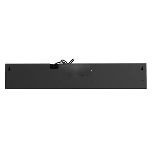COS-5U30-BK 30 in. Delta Collection Ducted Under Cabinet Range Hood, Button Controls, Reusable Filters, LED Lights in Matte Black, 30 inch (Slim)