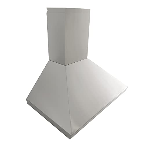 CHX8136SQB-2 Wall Mount Range Hood, 36-Inch, Stainless Steel
