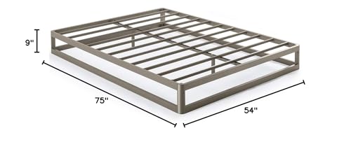 Fast Furnishings Full Modern Low Profile Metal Platform Bed