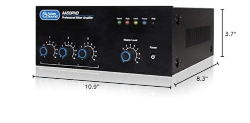Atlas Sound 50W 3 Input Mixer Amplifier