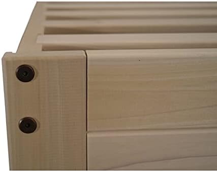 Fast Furnishings Queen FarmHome Natural Platform Bed