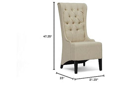 BH-A32386-Beige-AC armchairs, 21.25L x 23W x 47.25H, Beige