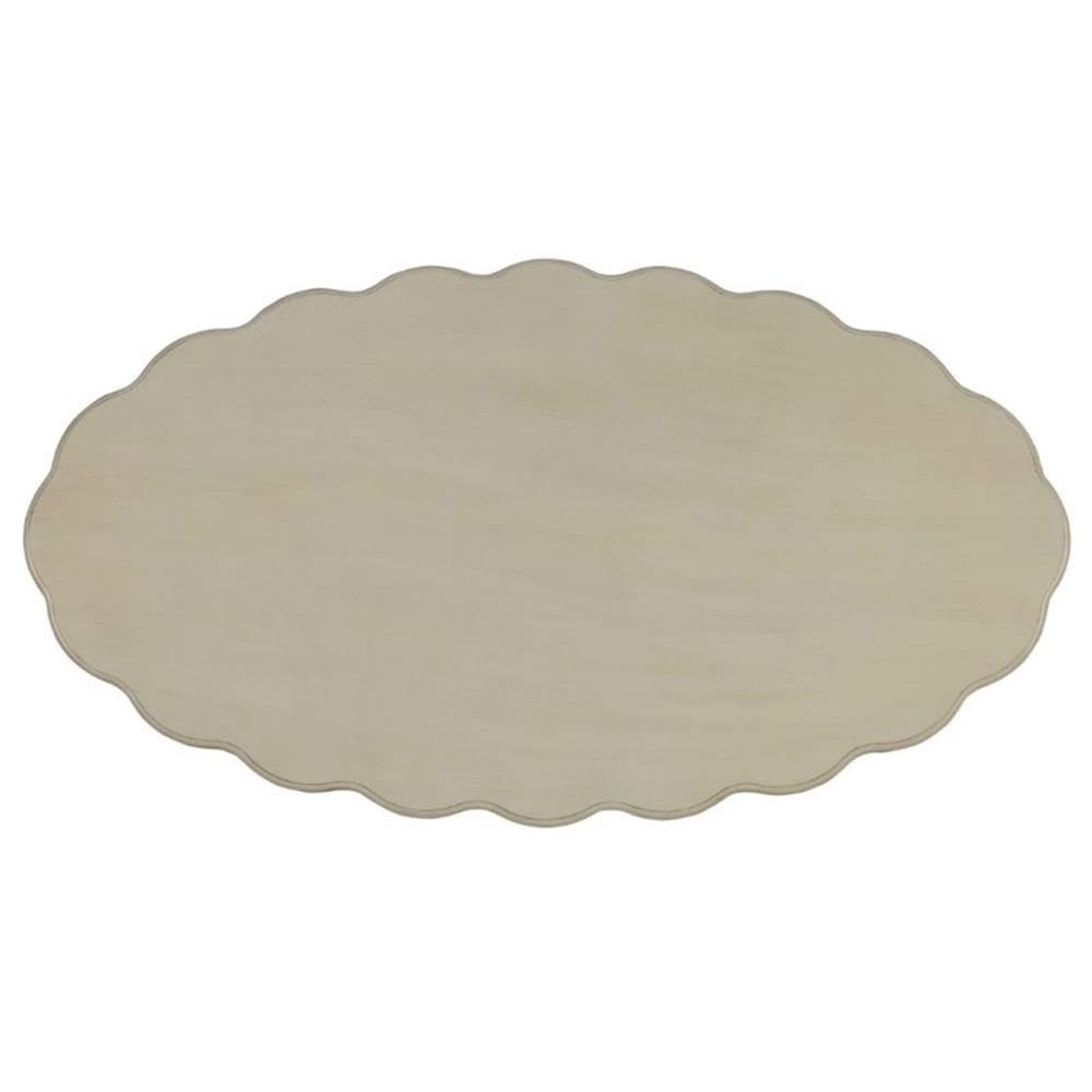 Fordon Oval Coffee Table in Antique White