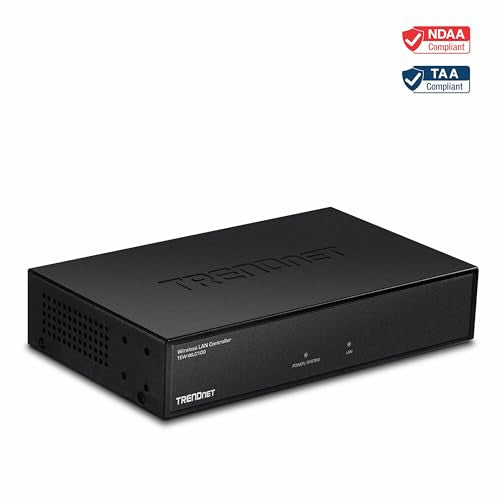TRENDnet TEW-WLC100 Wireless LAN Controller, 5-Port GB Switch