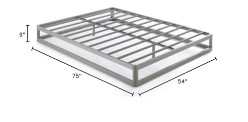 Full Heavy Duty Low Profile Metal Platform Bed Frame