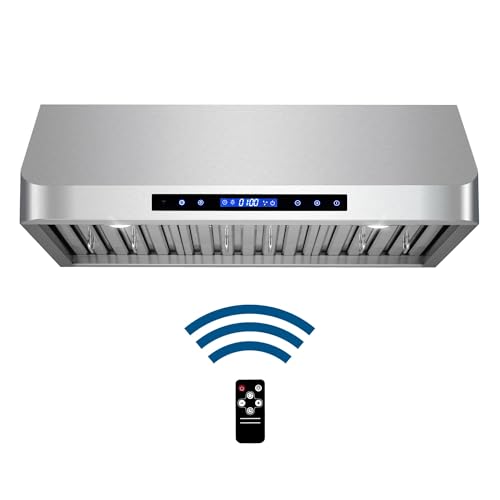COS-QS75 30 in. Haven Collection 500 CFM Ducted Under Cabinet Range Hood, Touch Controls, LED Lights, Stainless Steel