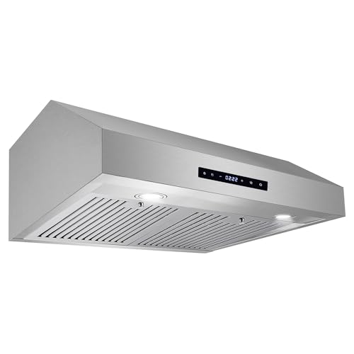UMC30 30 in. Haven Collection 380 CFM Ducted Under Cabinet Range Hood, LED Lights, Touch Controls, Stainless Steel
