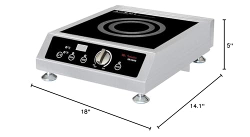 SR-18AC 1800W Commercial Counter Top Induction range